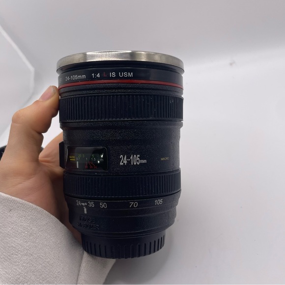 Caniam Camera Lens Stainless Steel Travel Tea/Coffee Mug Cup - Picture 8 of 9